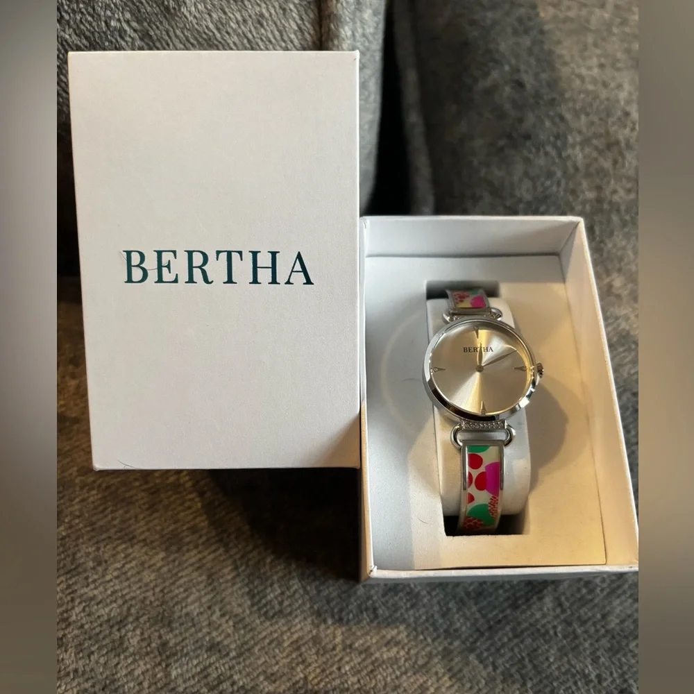 🆕 Bertha Katherine Bracelet Watch - White‎
